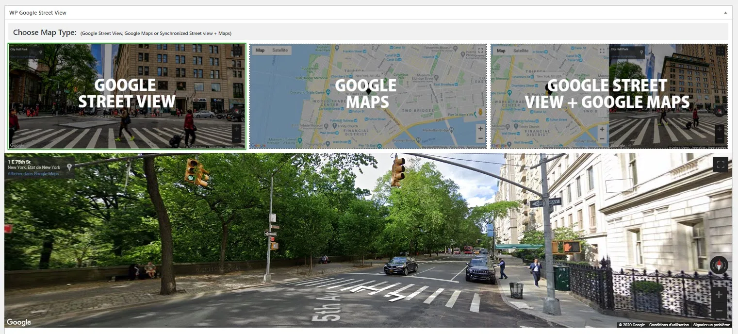 Synchronized Street View and Map